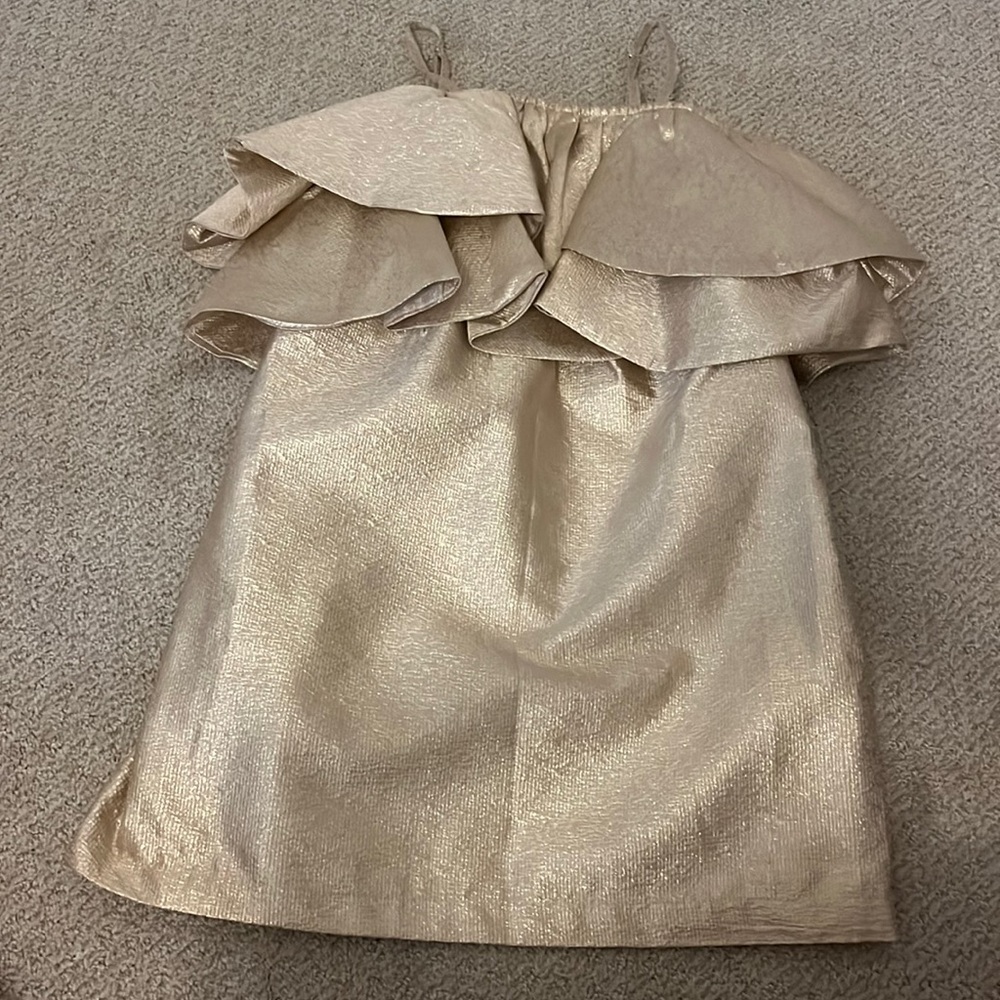 Gold dress
